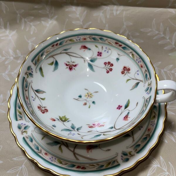 Noritake ノリタケ 花更紗 カップ&ソーサー 花柄
