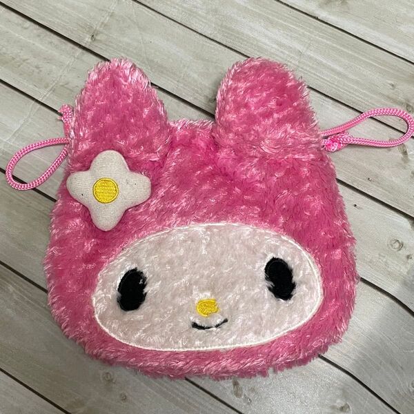 サンリオ マイメロディ 巾着 フェイスポーチ ピンク ドット きんちゃく マイメロ
