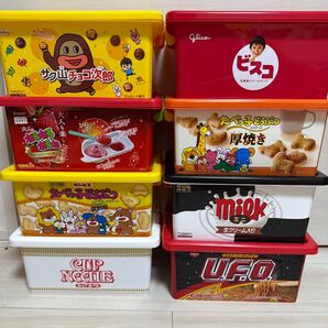 お菓子コンテナ おかしコンテナ コンテナ 収納 小物入れ ボックス Mサイズ ケース おもちゃ箱 小物収納 まとめ売り BOX