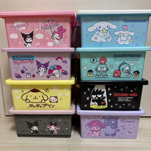 お菓子コンテナ おかしコンテナ コンテナ 収納 小物入れ ボックス Mサイズ ケース おもちゃ箱 小物収納 まとめ売り サンリオ