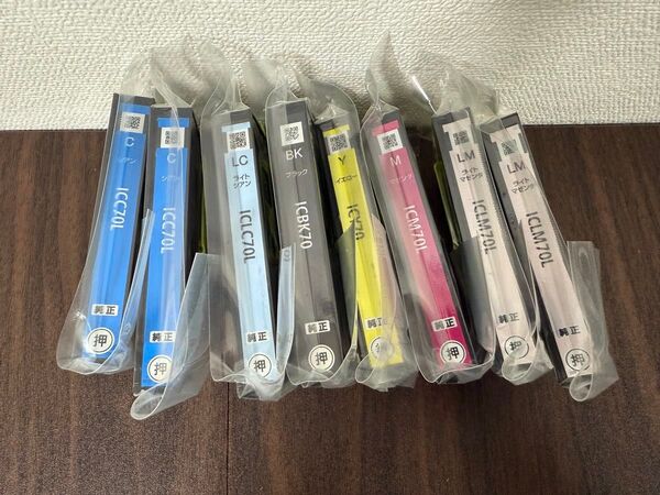 【純正】エプソン EPSON インクカートリッジ ICBK70 他 計8点