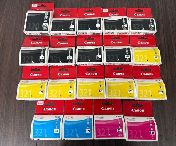 【純正】Canon キャノン インク BCI-320PGBK BCI-321BK C M Y 計19個