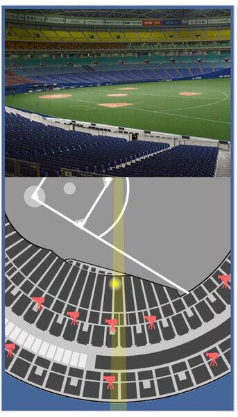 7月13日(日) 中日ドラゴンズ対広島東洋カープ 一塁側 内野A 4列目 300番台 バンテリンドーム ナゴヤ