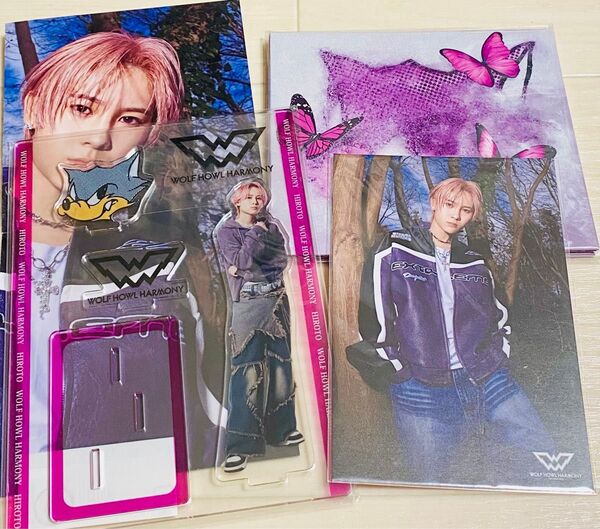 WOLF HOWL HARMONY HIROTOアクスタ バレンタインカード 初回生産限定盤CD ミニポスター アクリルスタンド