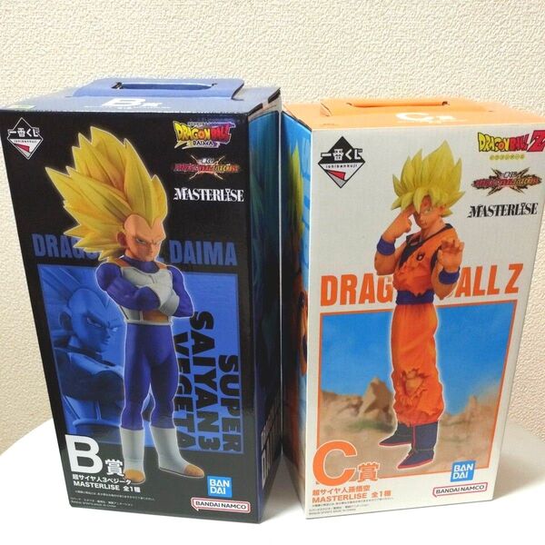 一番くじ ドラゴンボール B賞超サイヤ人3ベジータ C賞超サイヤ人孫悟空 フィギュア