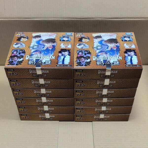 【新品未開封・12BOX・テープ付き】名探偵コナンカード TCG CT-P05 Case-Booster 05 新たなる謎 BOX