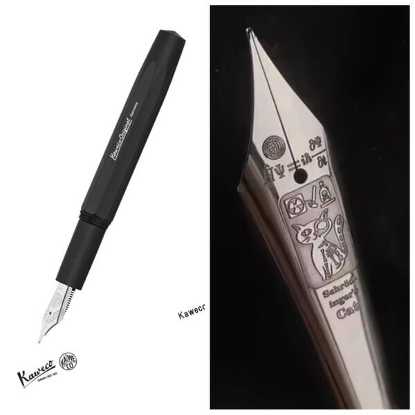 【セット】 万年筆 kaweco オリジナル 250 × シュレディンガーの猫 物理学シリーズ ニブ カヴェコ 黒