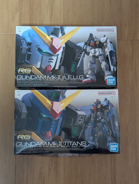 【2点セット】RG ガンダムMk-II ティターンズ仕様 エゥーゴ仕様 セット