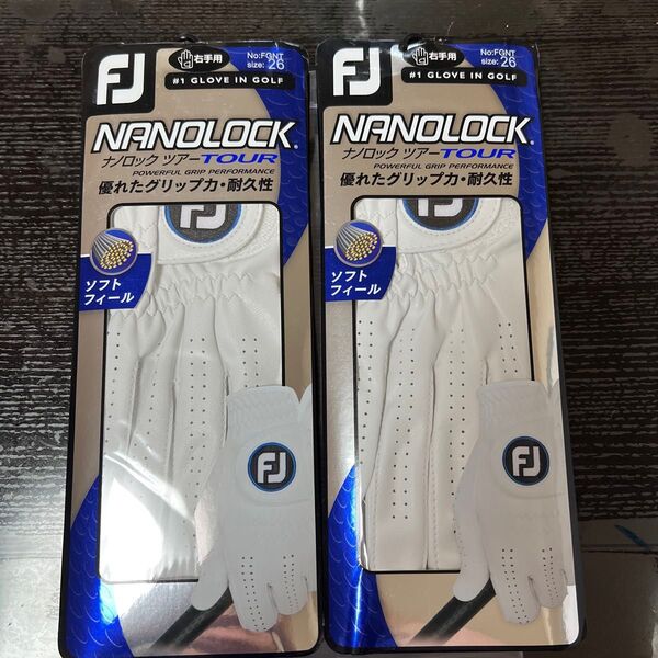FJ NANLOCK TOUR ゴルフ 右手用 サイズ26
