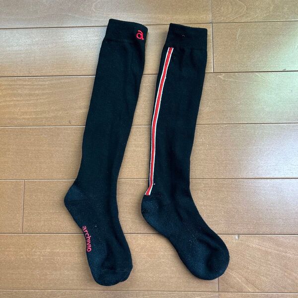 archivio ハイソックス 黒 ゴルフ スポーツ