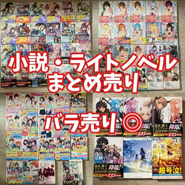小説・ライトノベル まとめ売り