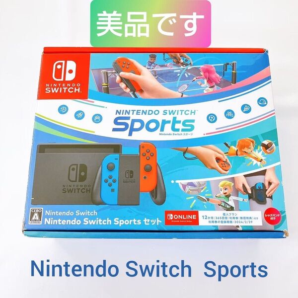 任天堂 Nintendo Switch 本体 セットSports セット ネオンブルー/ネオンレッド 初期化/動作確認済
