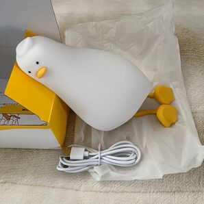 がんばらないアヒル インテリアライト USB充電式 ナイトライト ルームライト