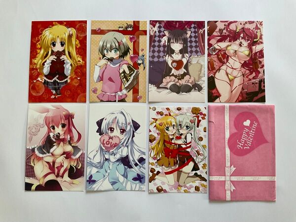 コンプエース 2014年3月号付録 バレンタインカードリリカル なのは 藤真拓哉ヴィヴィオ アイン
