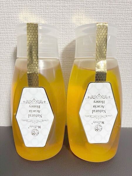 Natruly ナトゥリー ナチュラルアカシアハニー ワンタッチチューブボトル 500g×2個セット ハンガリー産 アカシア蜂蜜