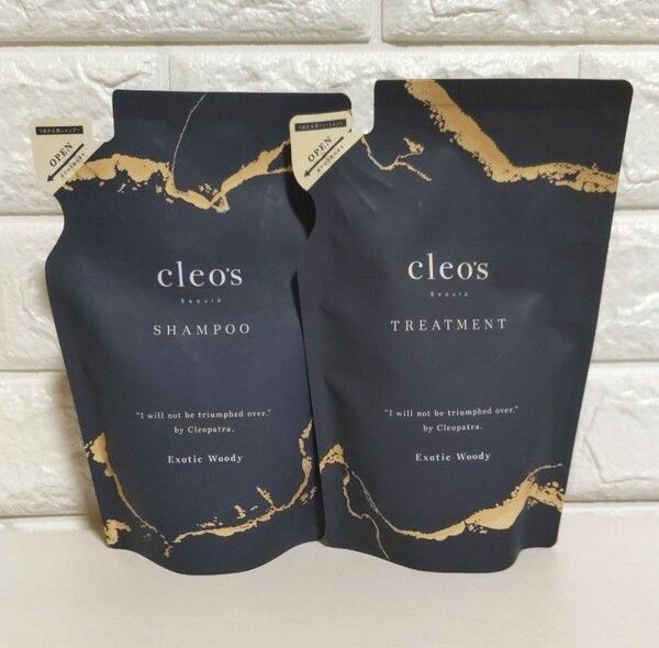 クレオズボーテ cleo's シャンプー & トリートメント詰め替えセット
