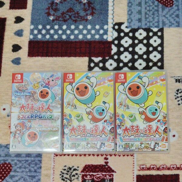 太鼓の達人 ドコどんRPGパック!など 3本セット 箱のみです