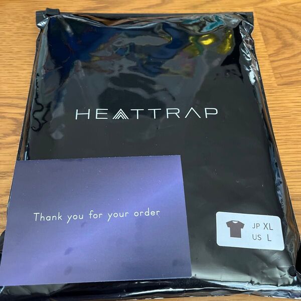 【開封済み・未使用品】HEATTRAP ヒートラップ公式 ヒートシャツ サウナシャツ ブラック XL