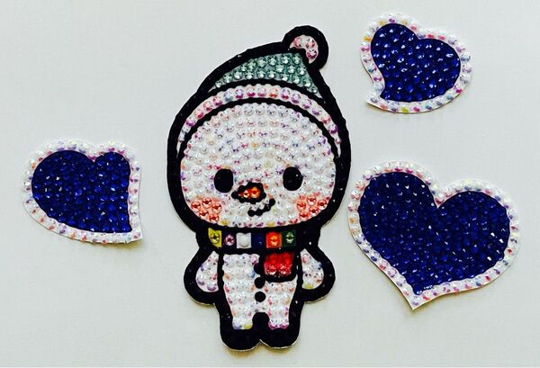 SnowMan 渡辺翔太 雪だるま デコパーツ うちわ