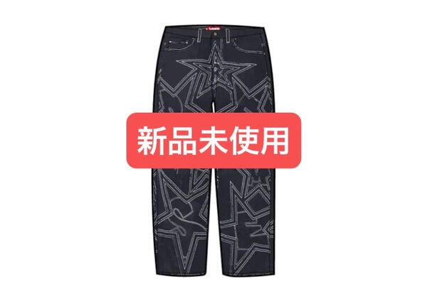 Supreme Stars Topstitch Baggy Jean