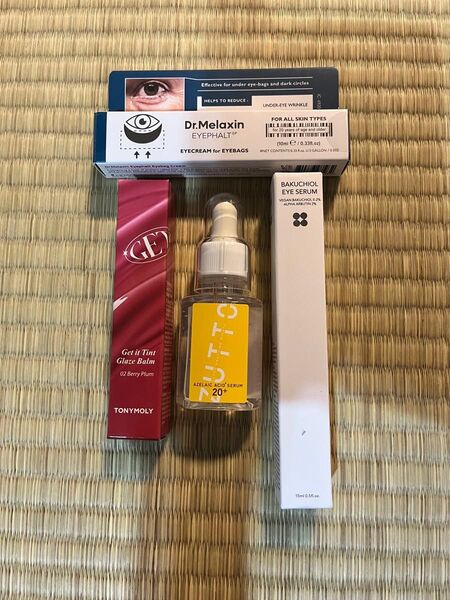 【処分価格】先着順!ゲリラセール※スキンケア4点セット Dr.Melaxin TONYMOLY UTTO BAKUCHIOL