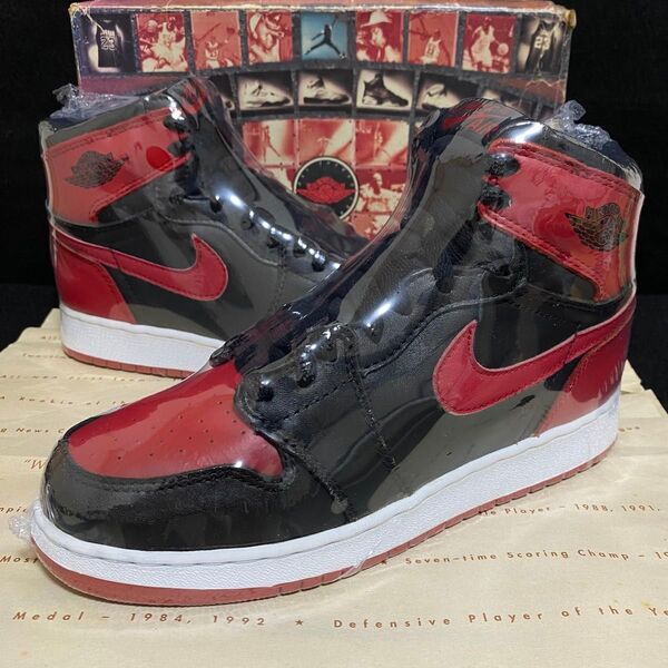 【新品・未使用】24.0cm NIKE AIR JORDAN 1 OG (BG) 1994年 BRED ジョーダン ブレッド