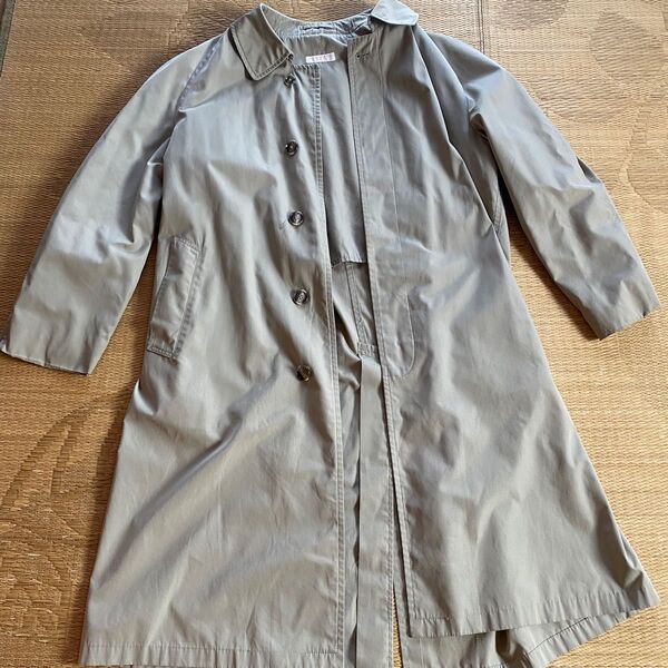 BROOKS BROTHERS 薄手ロング丈コート42R USA製 L〜XL ブルックスブラザーズ ステンカラーコート