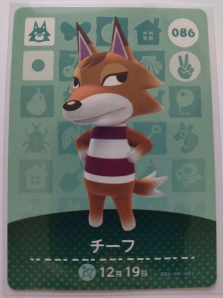 任天堂 Switch どうぶつの森 あつまれどうぶつの森 あつ森 どう森 とび森 amiibo カード チーフ