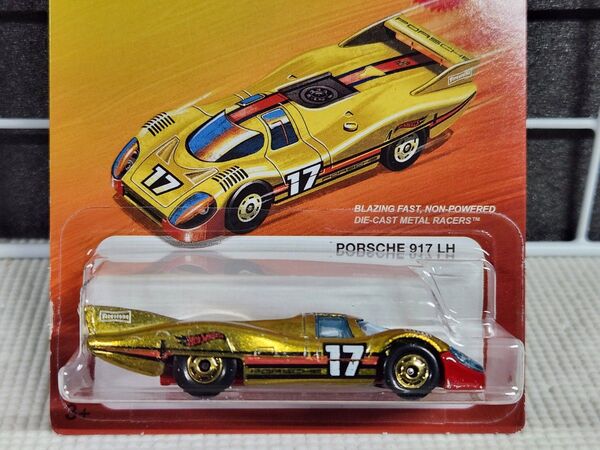 エラー品 ポルシェ 917 LH ホットウィール ホットワンズ The Hot Ones スペクトラフレーム ゴールド メタル