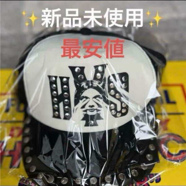 新品タグ付き★ヒステリックグラマー スタッズメッシュキャップ