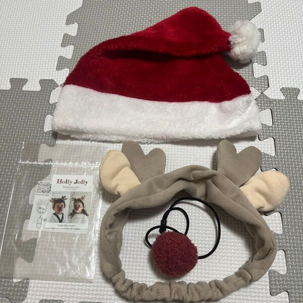 スリーコインズ 3coins クリスマス トナカイ カチューム 鼻 子供