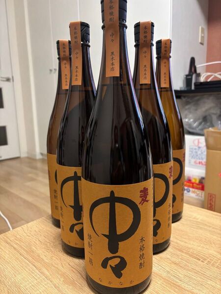 麦焼酎 中々 25度 1800mlびん 6本セット
