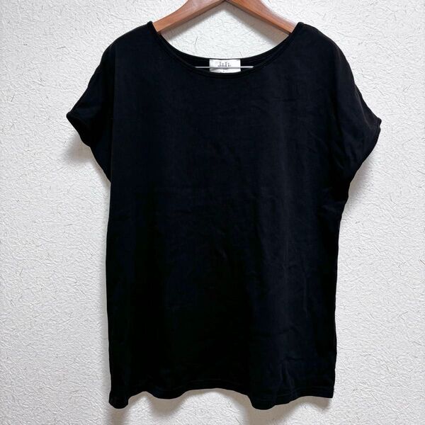 トップス カットソー Tシャツ 黒 無地 Lサイズ