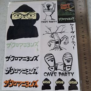 当時物 クロマニヨンズ ステッカーシートブルーハーツ ハイロウズ 甲本ヒロト真島昌利