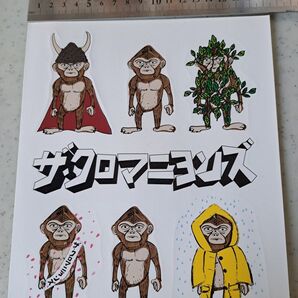 当時物 クロマニヨンズ ステッカーシートブルーハーツ ハイロウズ 甲本ヒロト真島昌利 ②