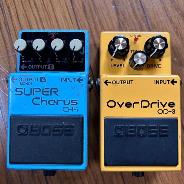 BOSS Over Drive OD-3 SUPER Chorus CH-1/ボス オーバードライブ コーラス セット まとめ売り
