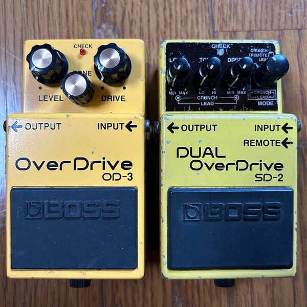 BOSS DUAL OverDrive SD-2/Over Drive OD-3 ボス オーバードライブ