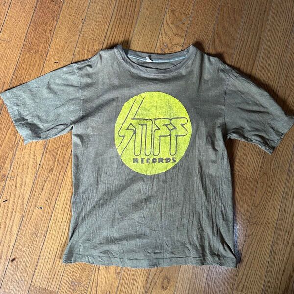 STIFF RECORDS Tシャツ/スティフレコーズ 80's ヴィンテージ ビンテージ バンド ロック パンク 古着