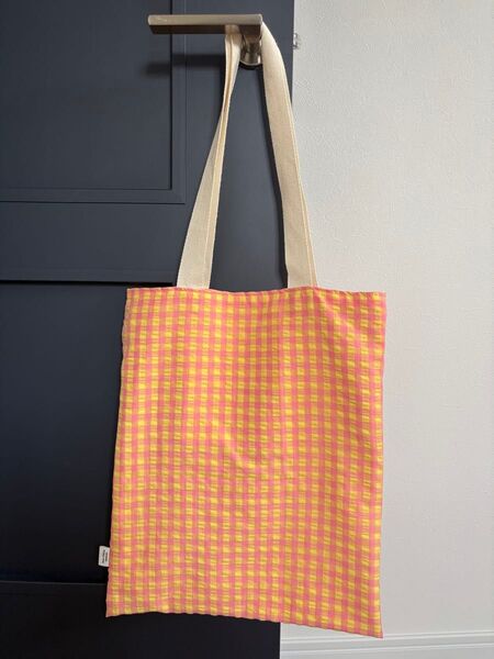 トートバッグ ハンドメイド ギンガムチェック