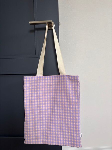 トートバッグ ハンドメイド ギンガムチェック