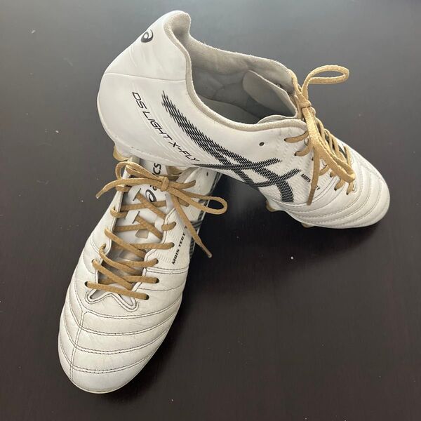 asics DS LIGHT X-FLY サッカースパイク 26.5cm ホワイト/ブラック