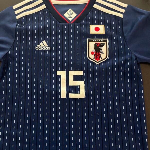 adidas サッカー日本代表ユニフォーム 15番 背番号入り