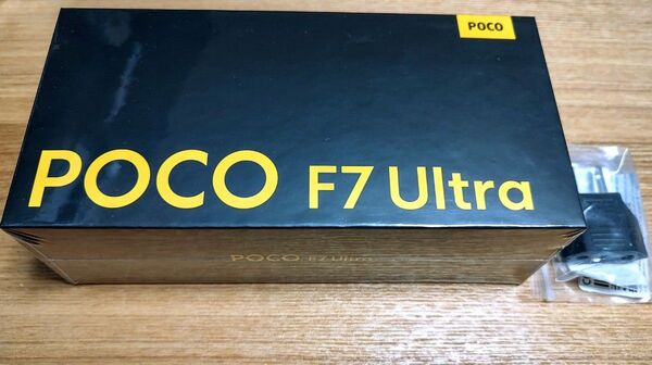 新品未開封品 POCO F7 Ultra black 12GB RAM 256GB ROM Xiaomi グローバル版 アダプタ付