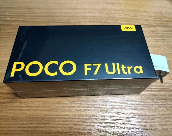 新品未開封品 POCO F7 Ultra black 12GB RAM 256GB ROM Xiaomi グローバル版 アダプタ付