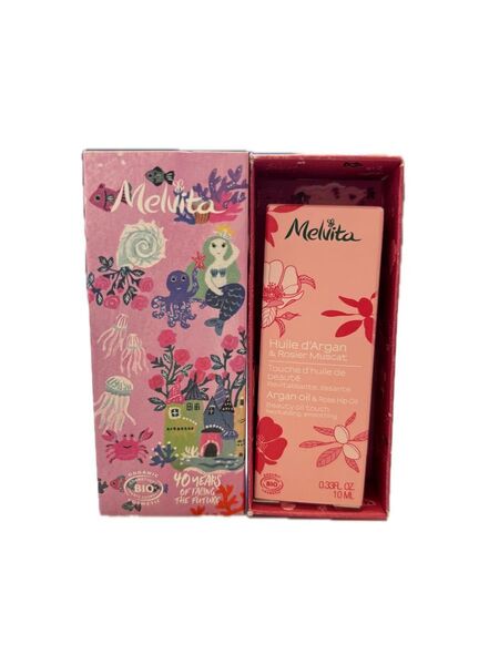 【新品未使用】Melvita メルヴィータ ビオオイル ローズ&アルガン タッチオイル 10ml