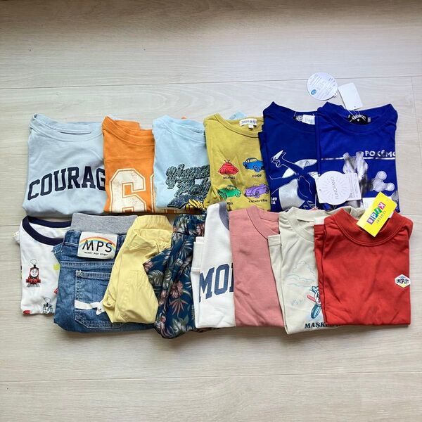 子供服 まとめ売り 男の子 110 Tシャツ ボトムス