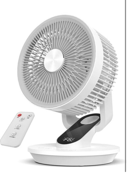 サーキュレーター DCモーター【2025年業界トップモデル 極静穏 節電】高水準傑作!6段階風量調節 強力送風 3D自動首振り