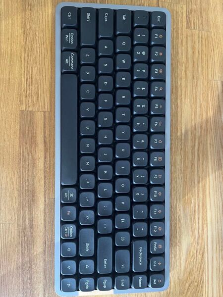 Lofree FLOW ロープロファイルメカニカルキーボード 英語配列 スペースグレイ 標準装備キースイッチ PHANTOM