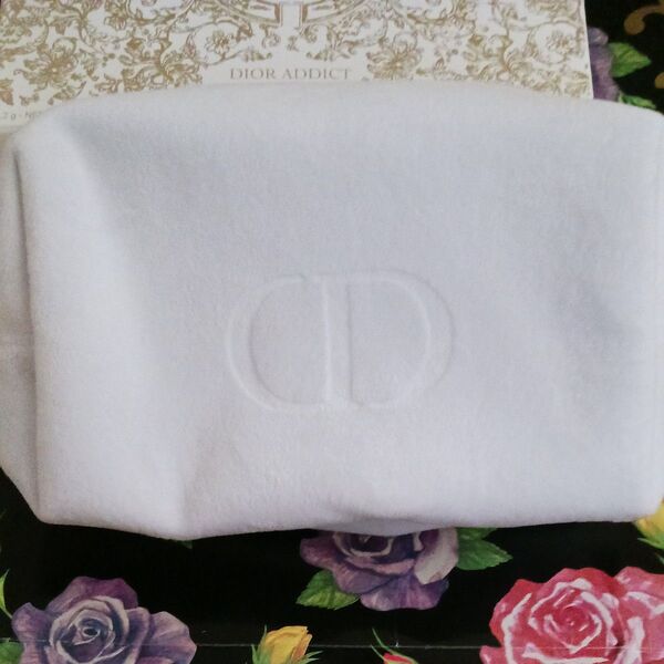 Dior ディオール ノベルティ 巾着袋 ホワイト 白 未使用