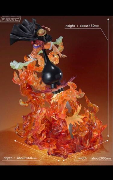 【未開封】超激戦 フィギュアーツZERO モンキー・D・ルフィ -業火拳銃-